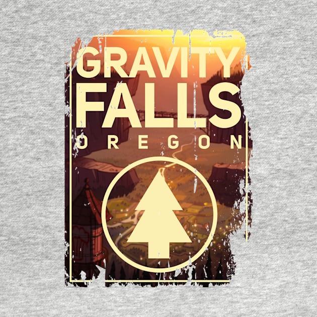 Gravity Falls, Oregon by GonGrunge